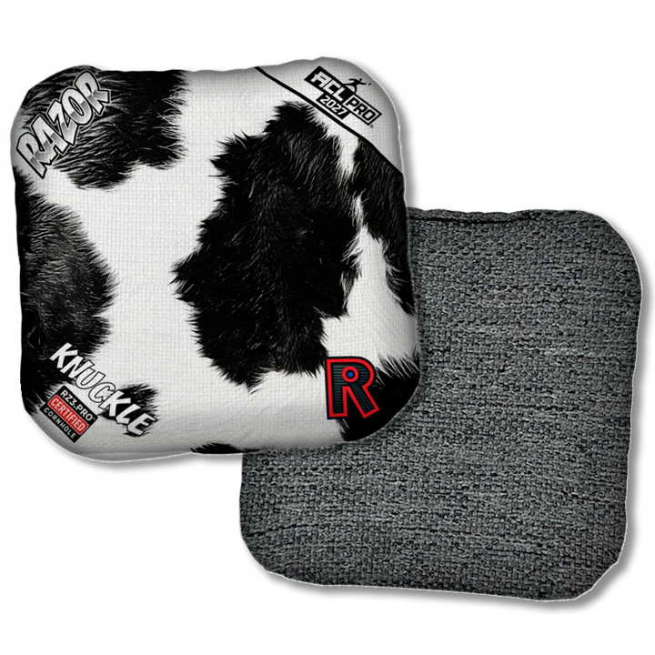 Knuckle PRO Cow Print Black Back Product View