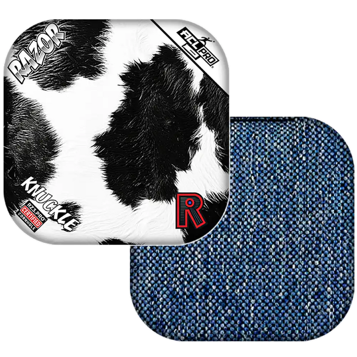 Knuckle | Cow Print | ACL PRO Razor Cornhole Bags