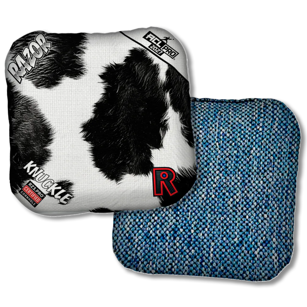 Knuckle PRO Cow Print Blue Back Product View