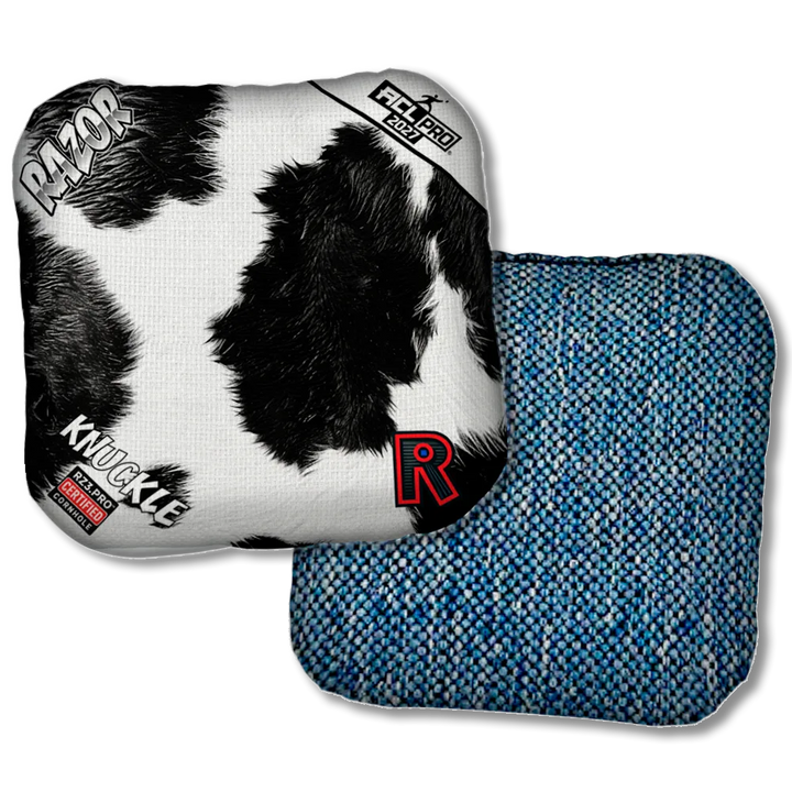 Knuckle PRO Cow Print Blue Back Product View