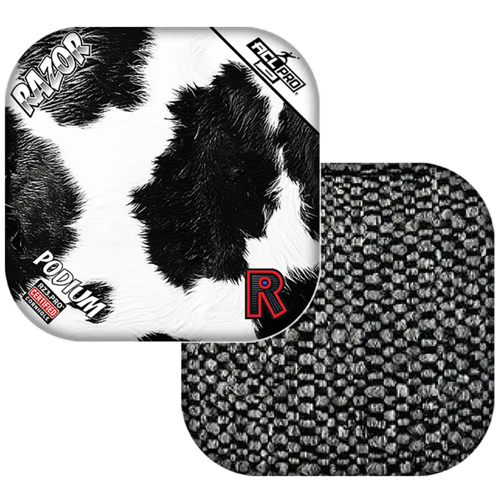 Podium | Cow Print | ACL PRO Razor Cornhole Bags