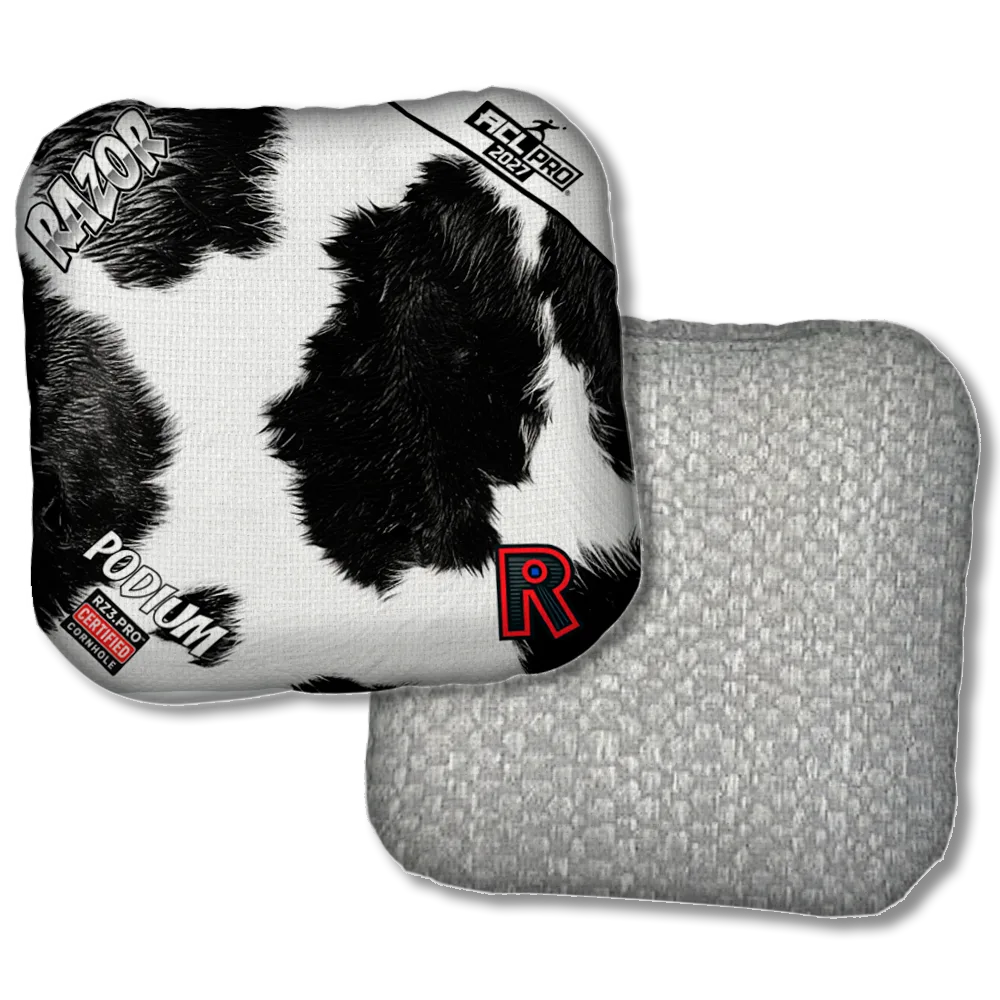Podium PRO Cow Print Silver Back Product View