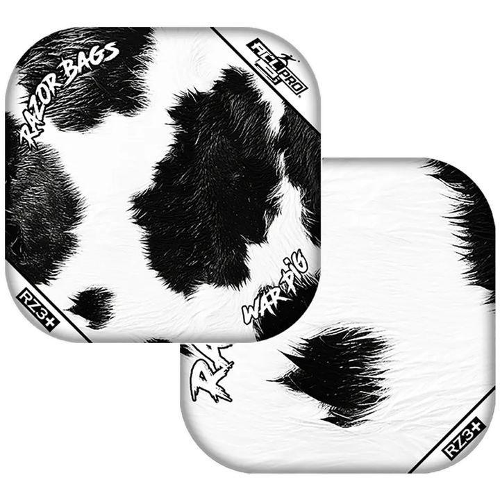 War Pig | Cow Print | ACL PRO Razor Cornhole Bags