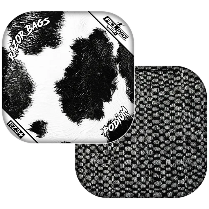 Podium | Cow Print | ACL PRO Razor Cornhole Bags