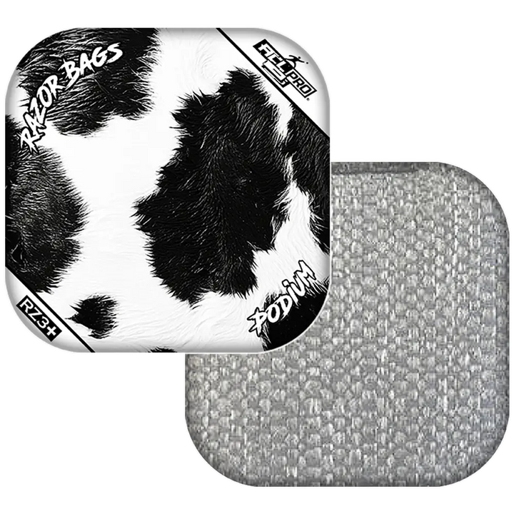 Podium | Cow Print | ACL PRO Razor Cornhole Bags