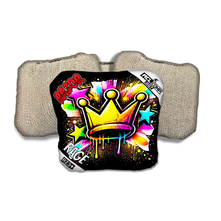 Rage COMP Crown SP Tan Back Cornhole Bags