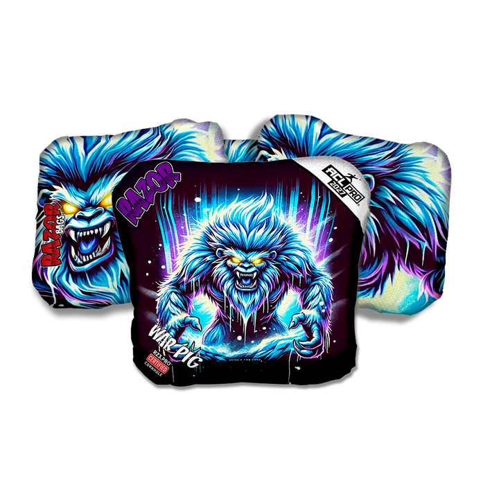 War Pig PRO Cryo Rage Purple Series Cornhole Bags
