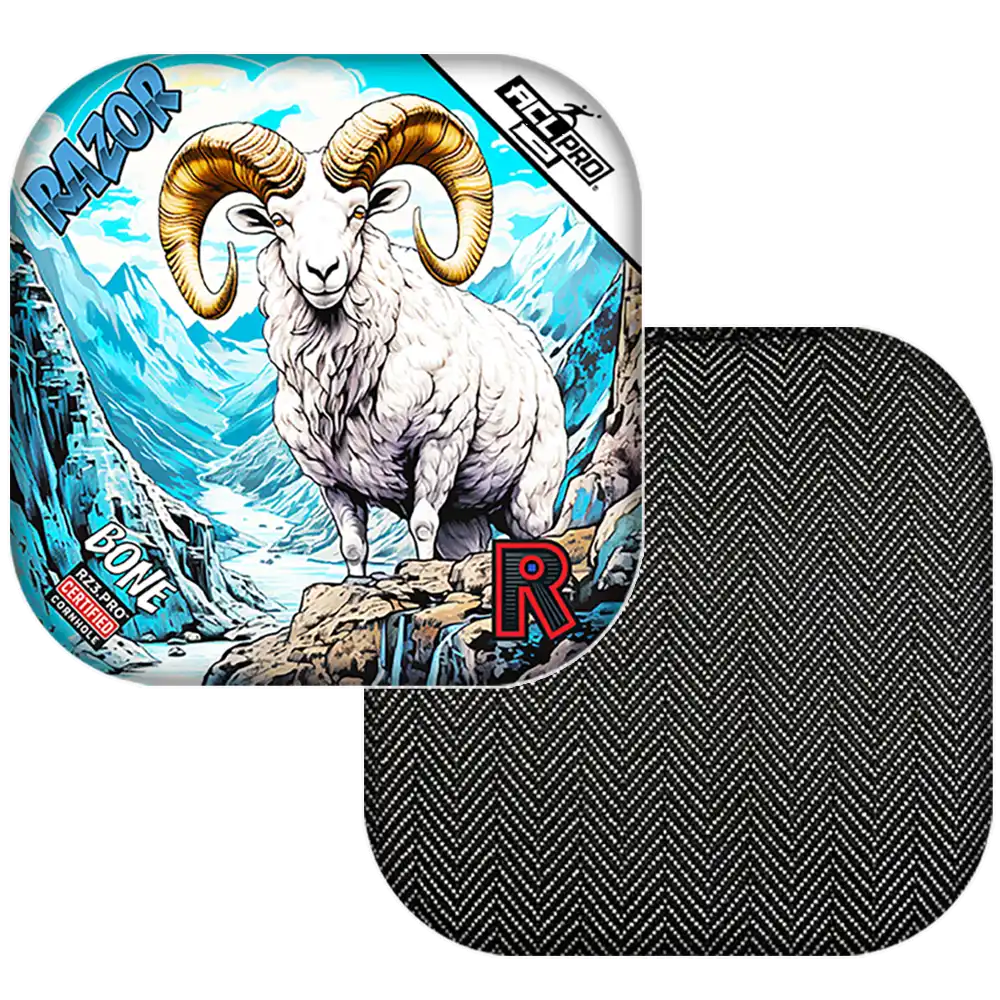 Bone | Alaskan Dall Sheep | ACL PRO Razor Cornhole Bags