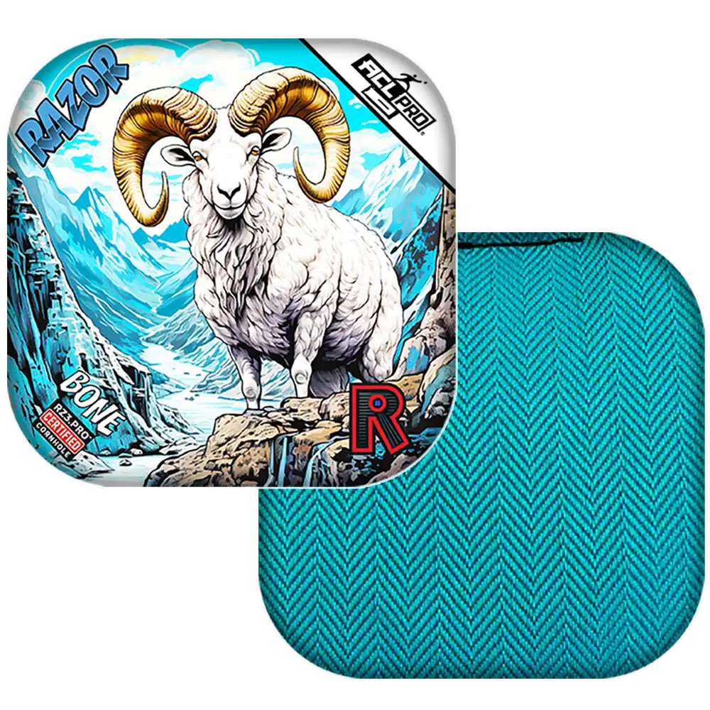 Bone | Alaskan Dall Sheep | ACL PRO Razor Cornhole Bags