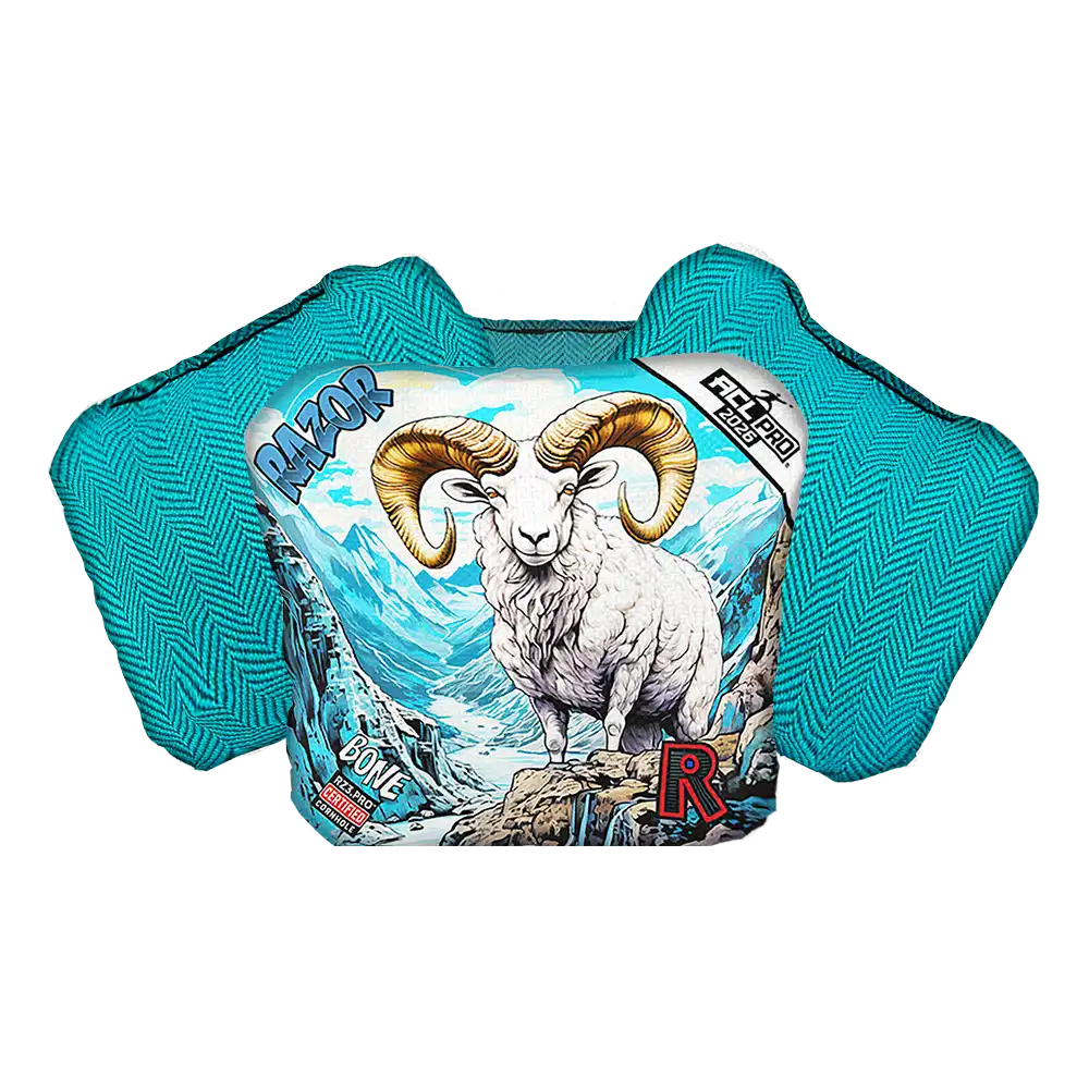 Bone | Alaskan Dall Sheep | ACL PRO Razor Cornhole Bags