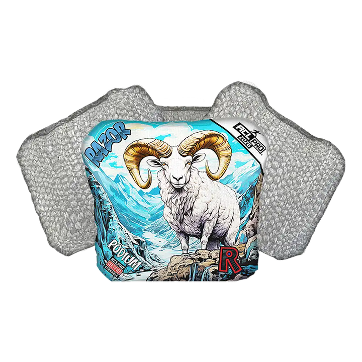 Podium | Alaskan Dall Sheep | ACL PRO Razor Cornhole Bags