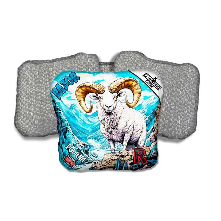 Podium PRO Alaskan Dall Sheep Silver Back Cornhole Bags