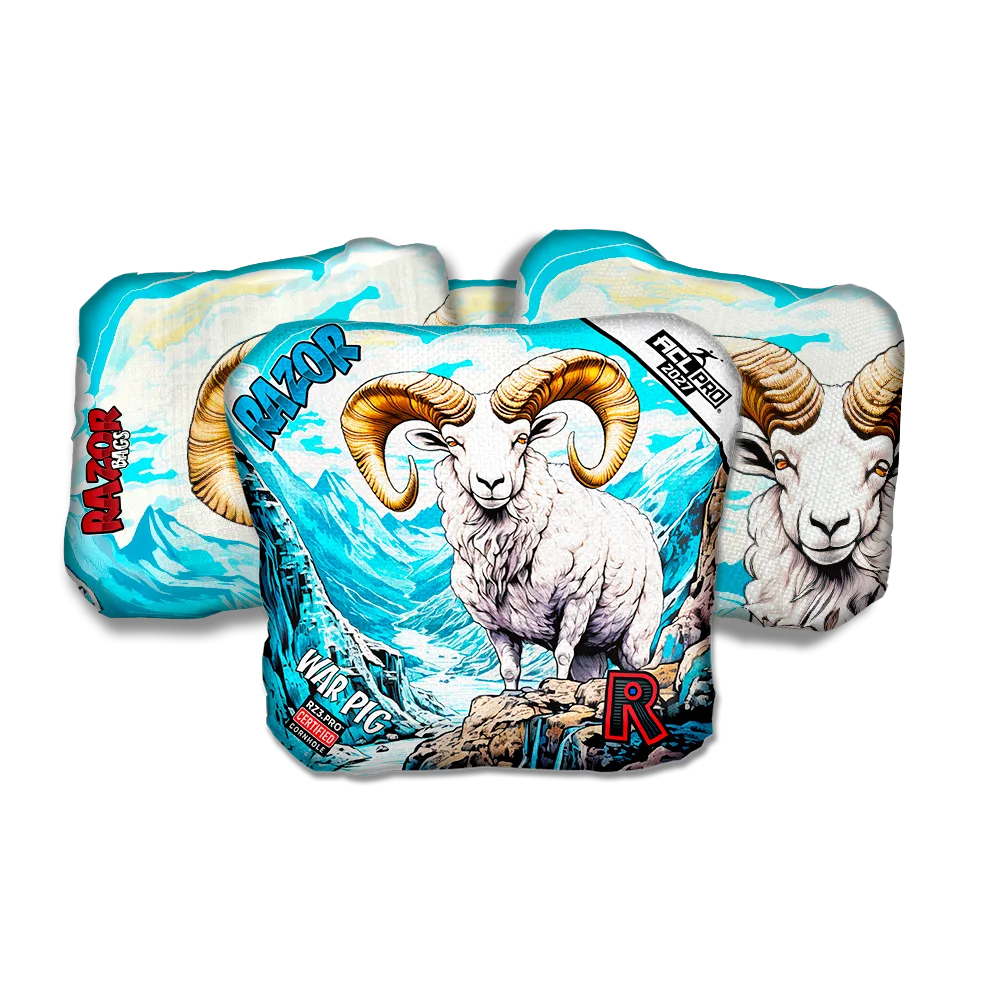 War Pig PRO Alaskan Dall Sheep Cornhole Bags