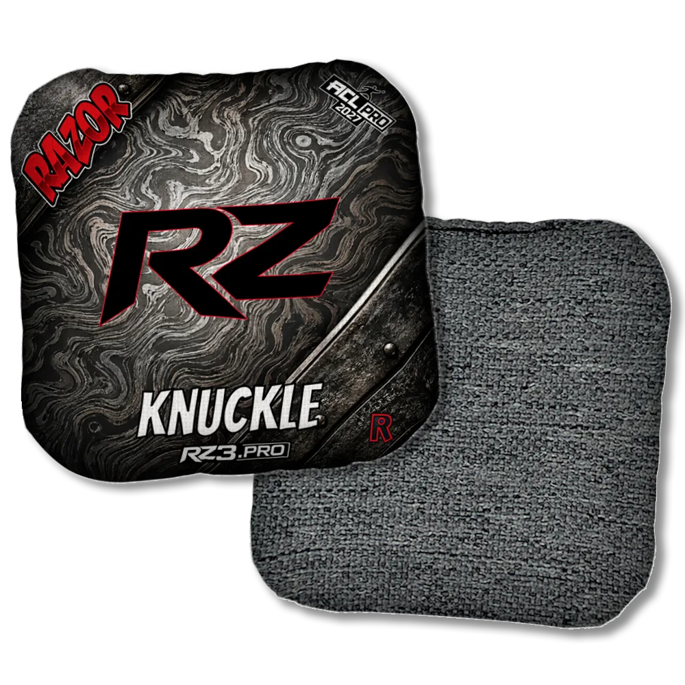 Knuckle PRO Damascus RZ Black Back Product View