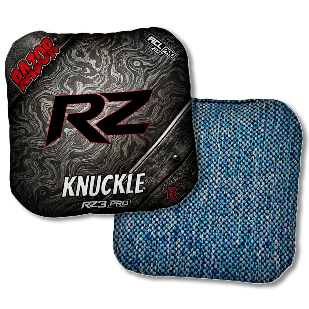 Knuckle PRO Damascus RZ Blue Back Product View