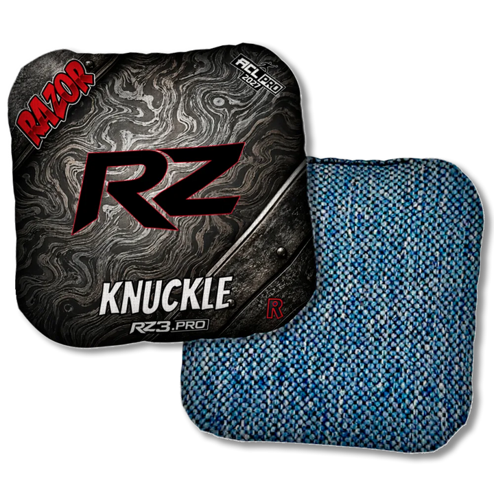 Knuckle PRO Damascus RZ Blue Back Product View