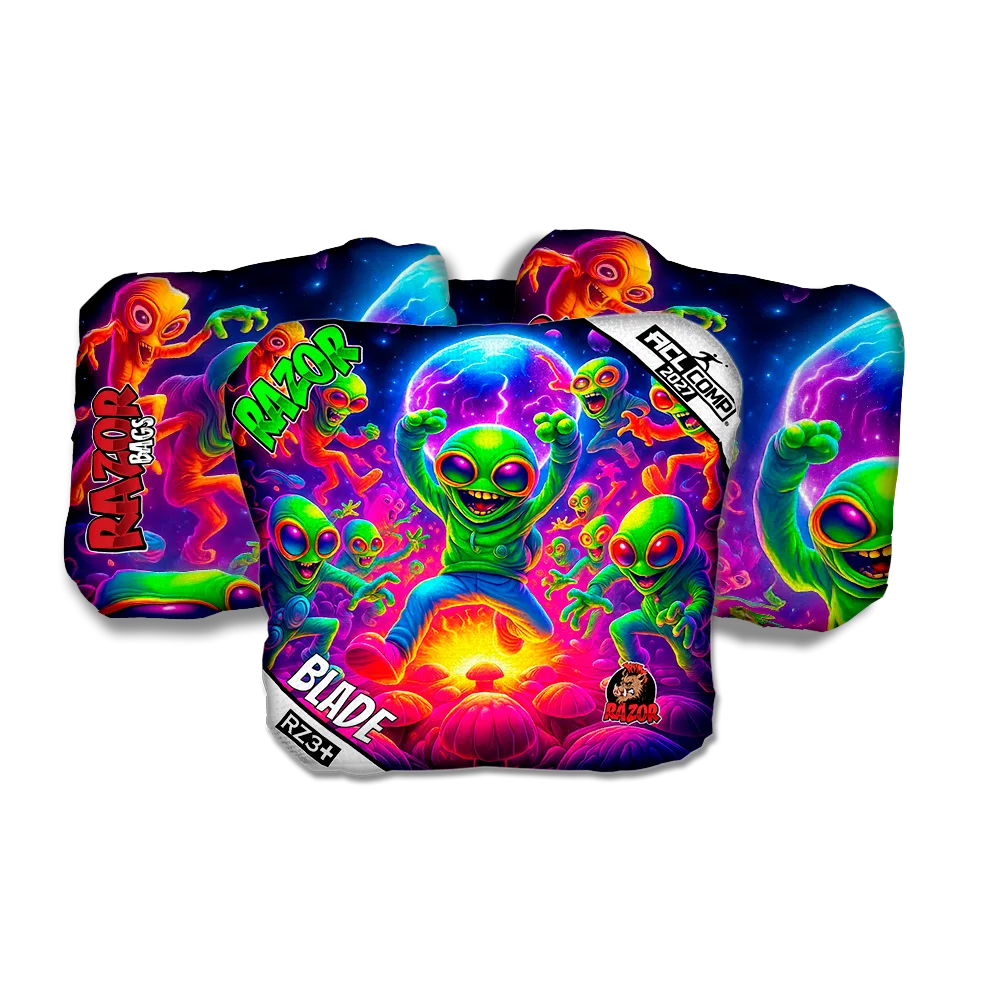 Blade COMP Alien Dance Party Cornhole Bags