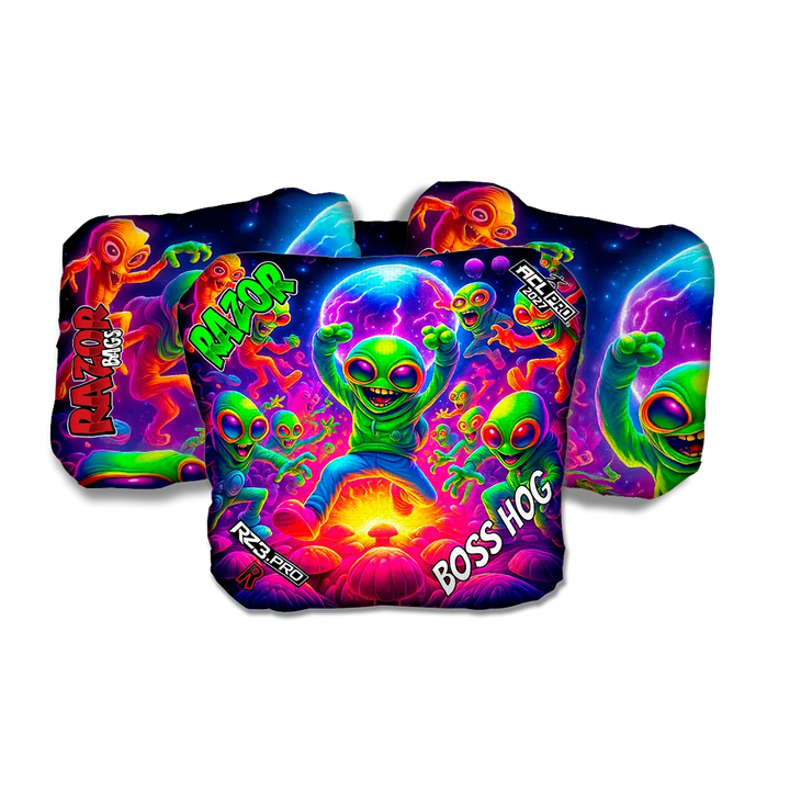 Boss Hog PRO Alien Dance Party ACL PRO Razor Cornhole Bags Cornhole Bags