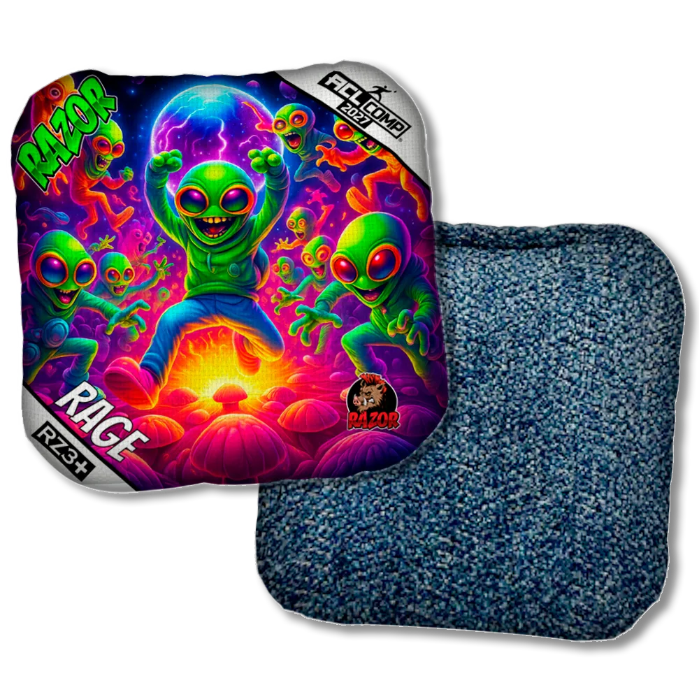 Rage COMP Alien Dance Party Blue Back Product View