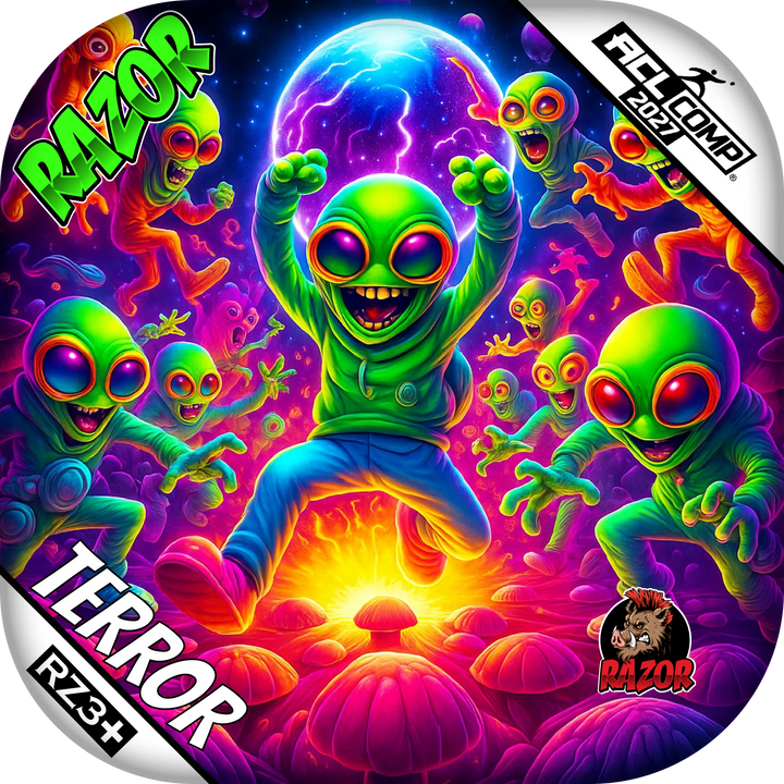 Terror COMP Alien Dance Party Cornhole Bags