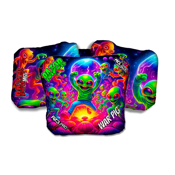 War Pig PRO Alien Dance Party ACL PRO Razor Cornhole Bags Cornhole Bags