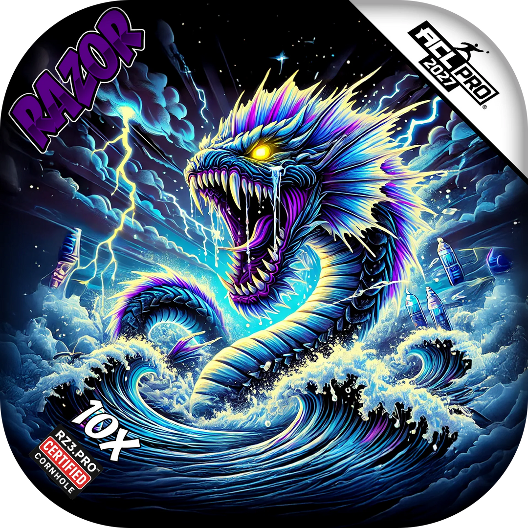 10 X PRO Dark Current Purple Series Cornhole Bags