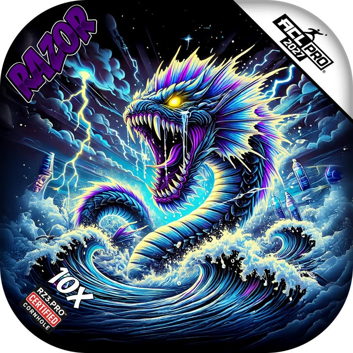 10 X PRO Dark Current Purple Series Cornhole Bags