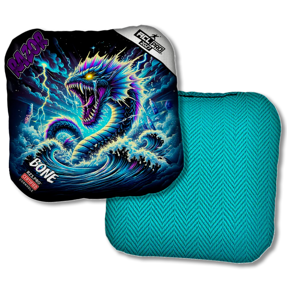 Bone PRO Dark Current Purple Series Teal Back Product View