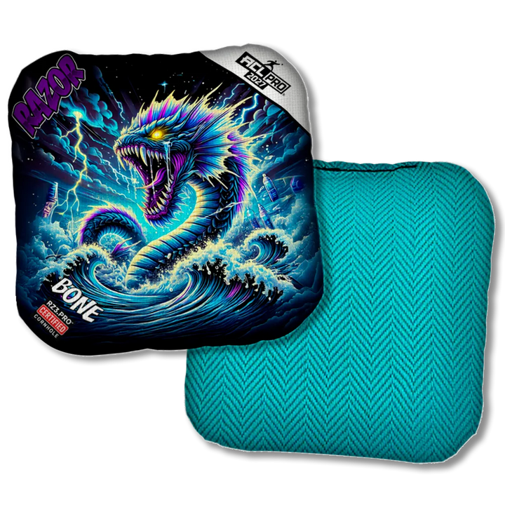 Bone PRO Dark Current Purple Series Teal Back Product View
