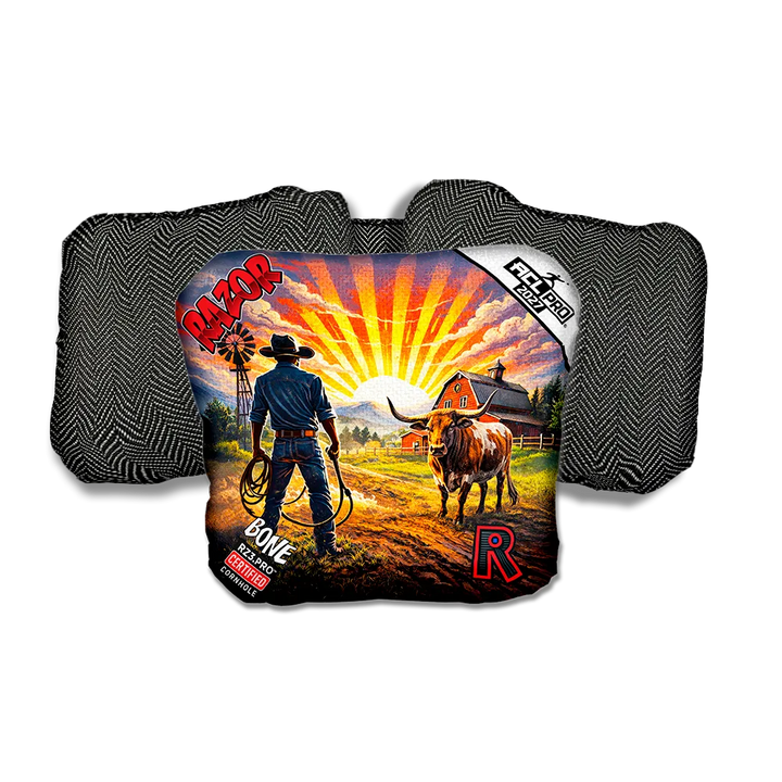 Bone PRO Daybreak Black Back Cornhole Bags