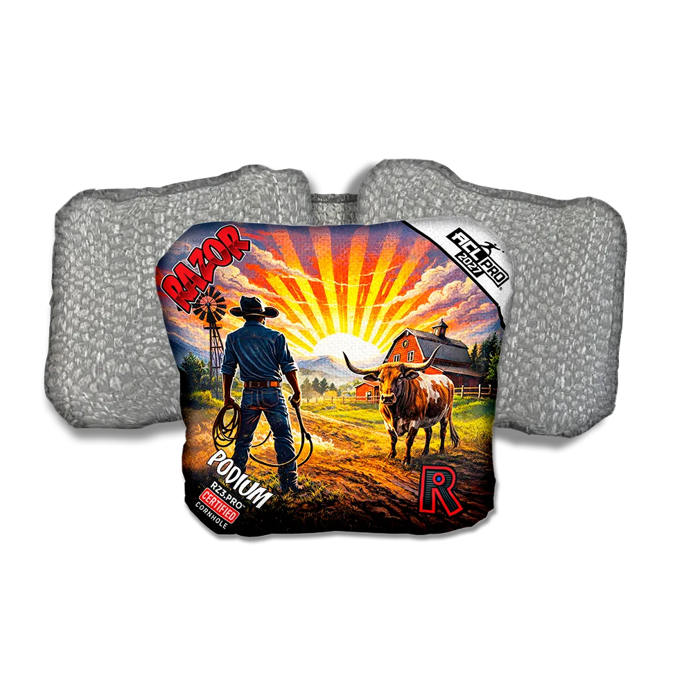 Podium PRO Daybreak Silver Back Cornhole Bags
