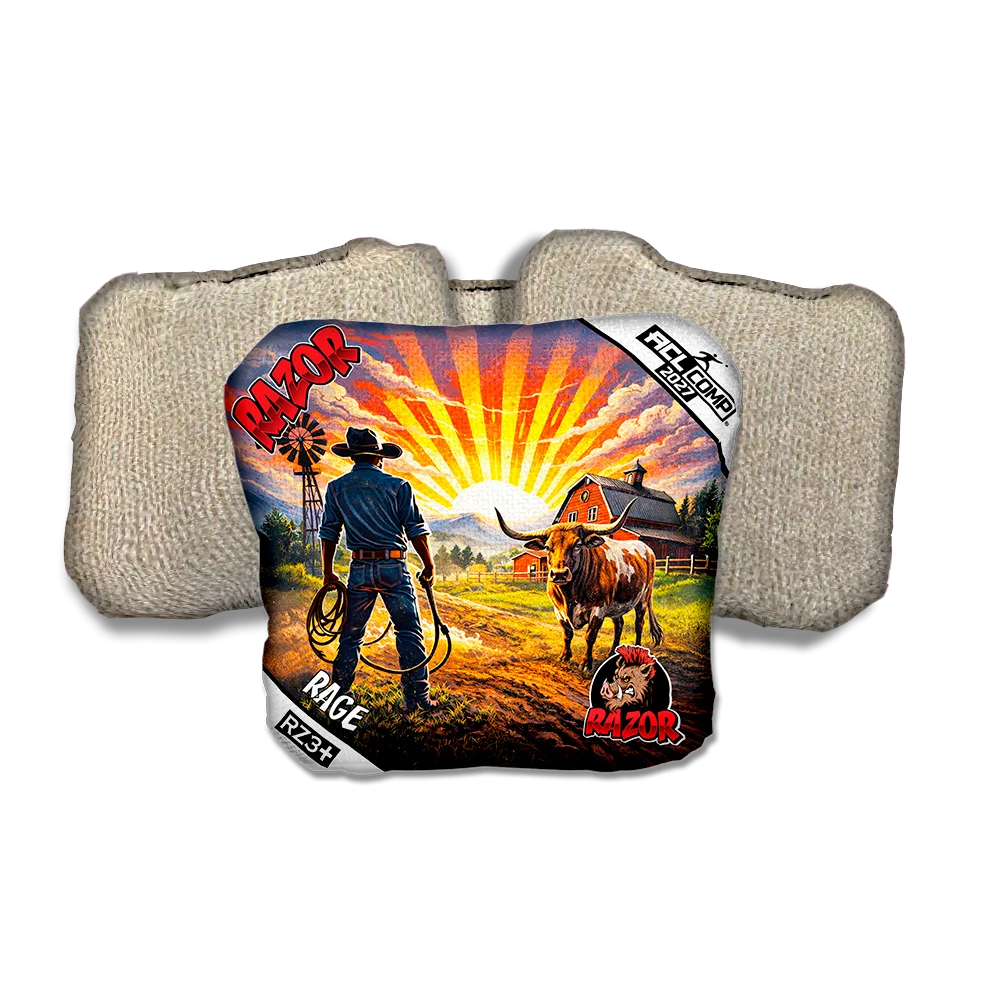 Rage COMP Daybreak Tan Back Cornhole Bags