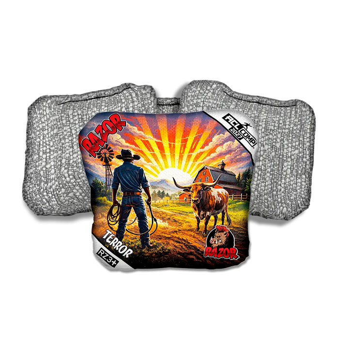 Terror COMP Daybreak Silver Back Cornhole Bags