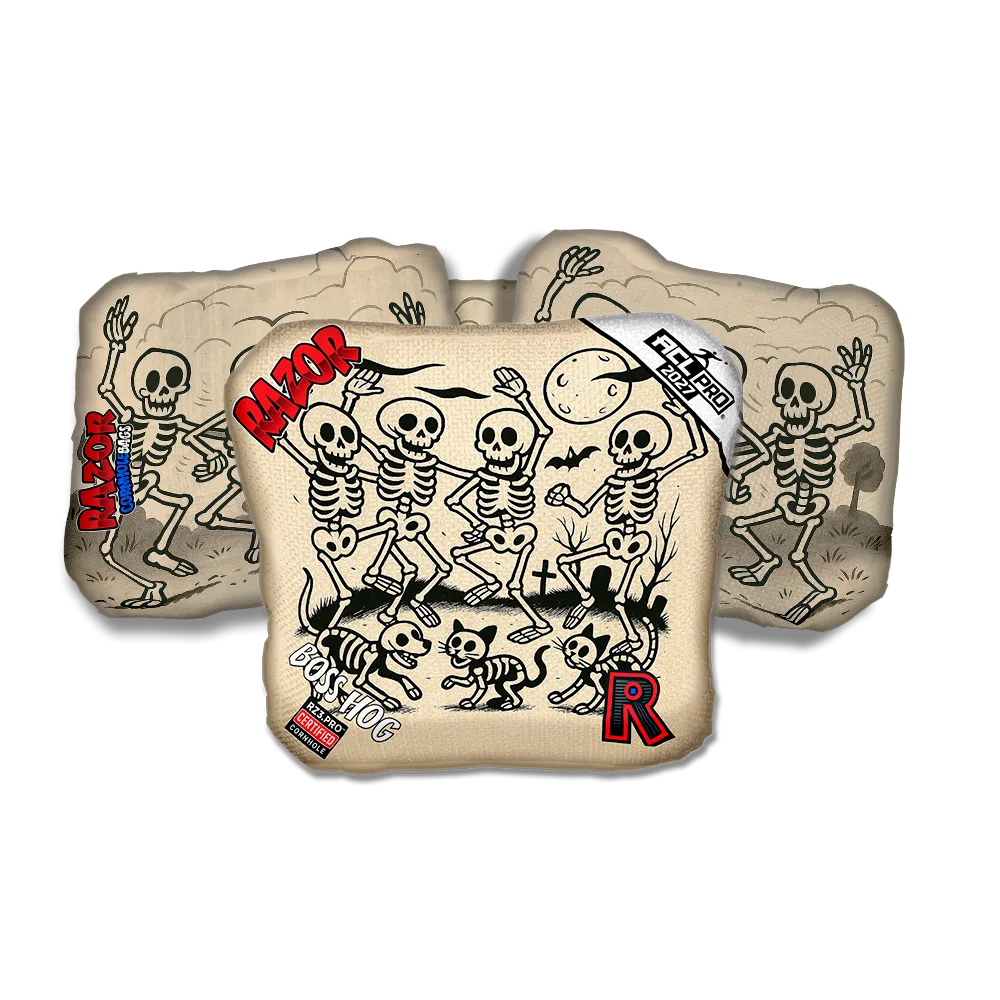 Boss Hog PRO Dem Bones Cornhole Bags