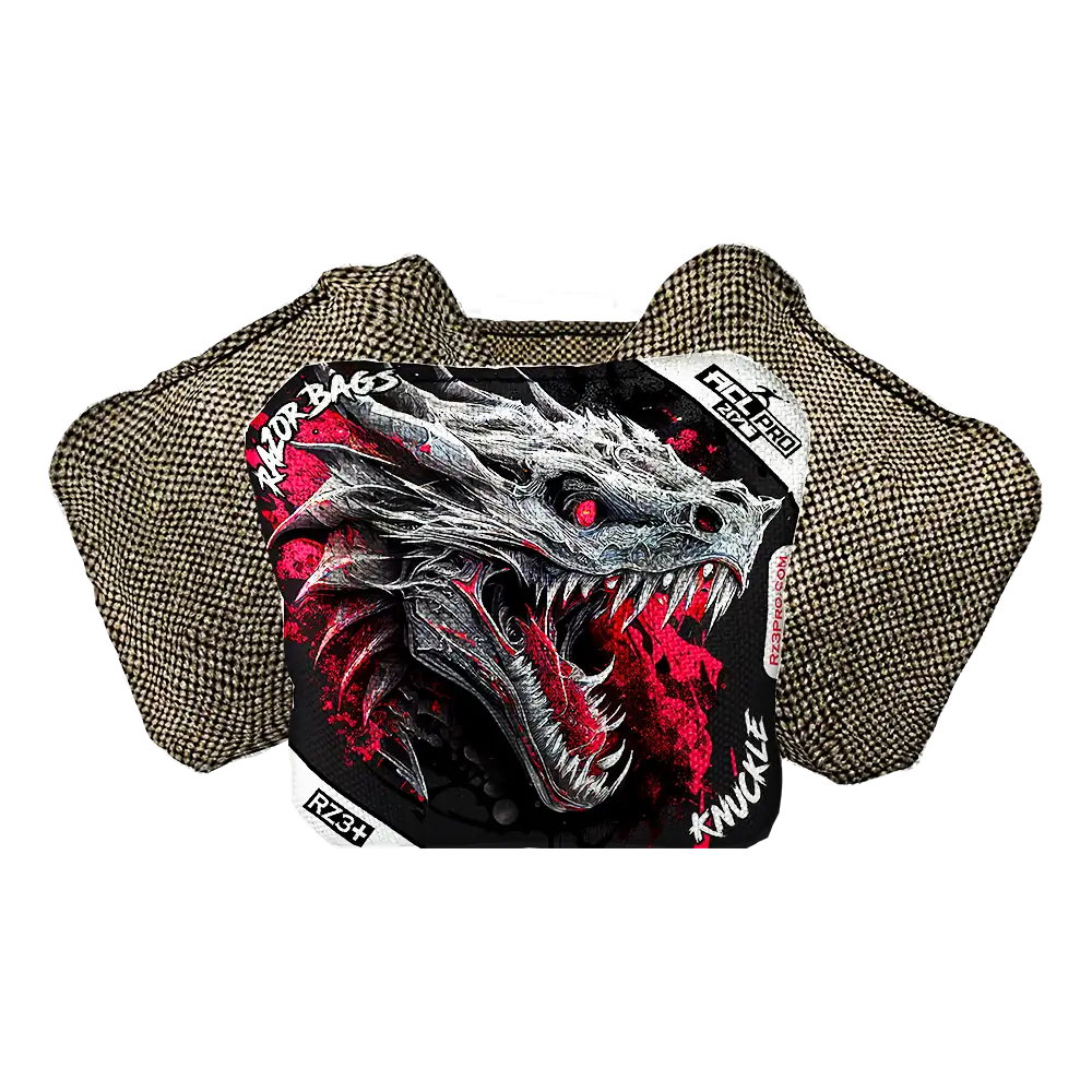 Knuckle | Dragon Black Series | ACL PRO Razor Cornhole Bags