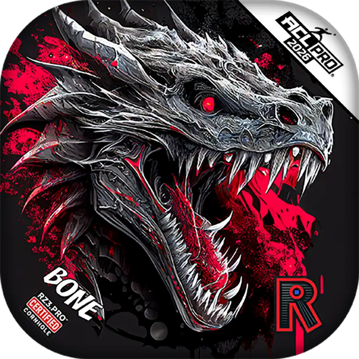 Bone | Dragon Black Series | ACL PRO Razor Cornhole Bags