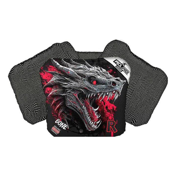 Bone | Dragon Black Series | ACL PRO Razor Cornhole Bags