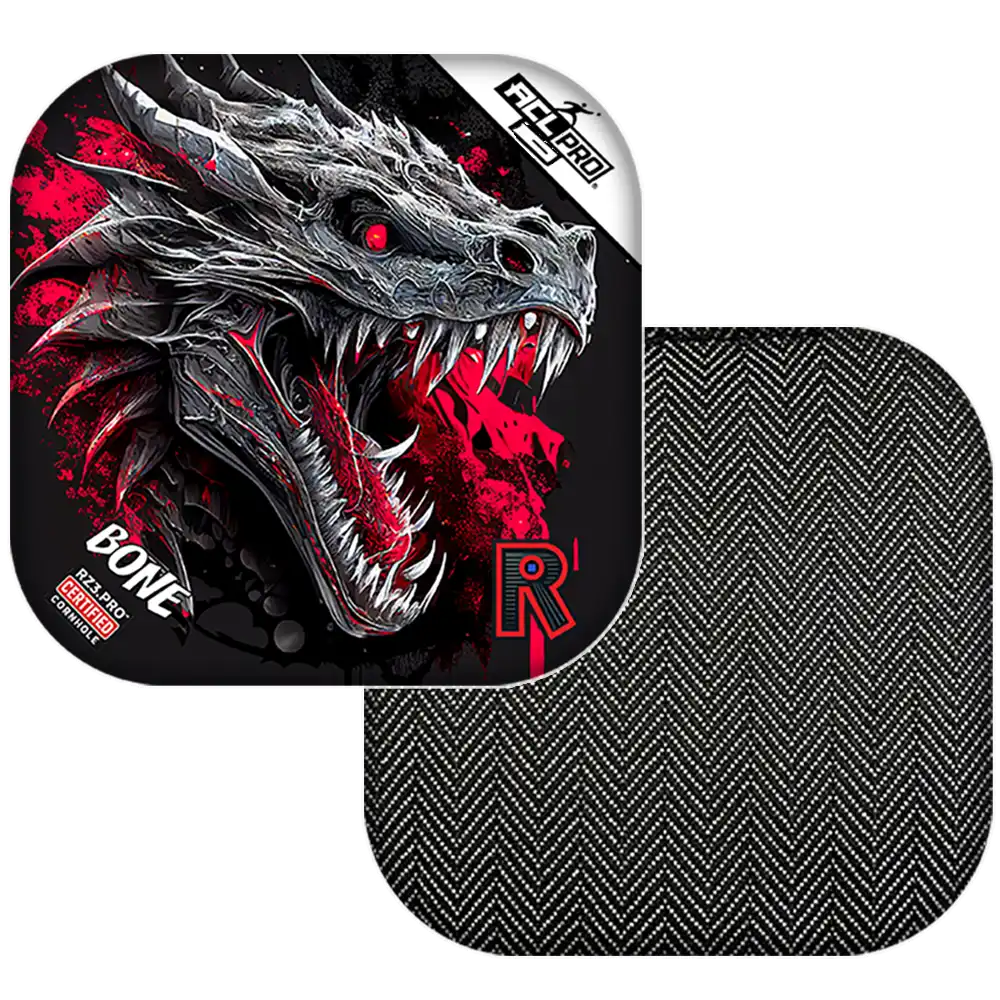 Bone | Dragon Black Series | ACL PRO Razor Cornhole Bags