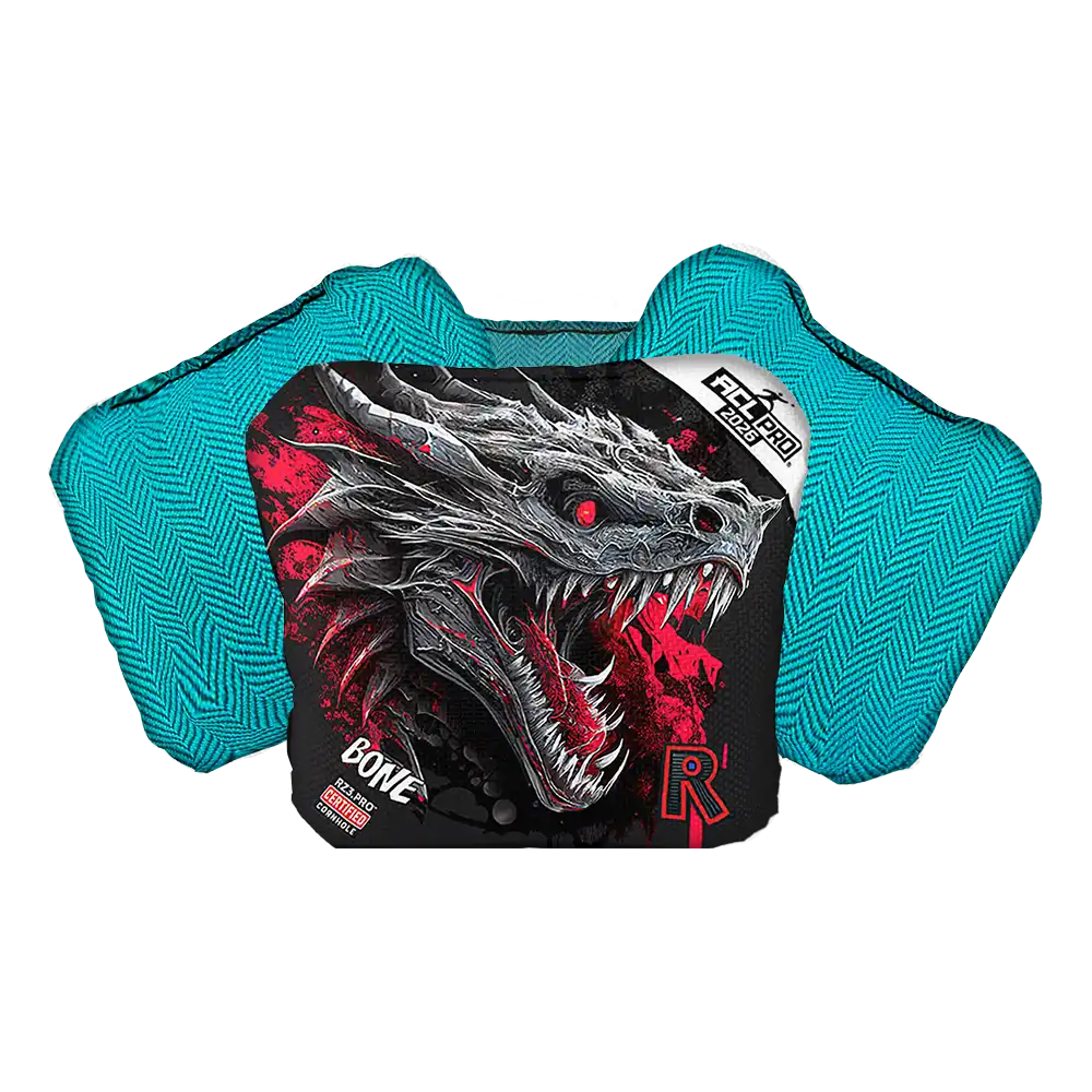 Bone | Dragon Black Series | ACL PRO Razor Cornhole Bags