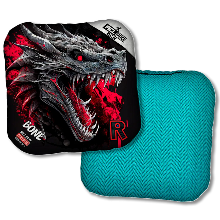 Bone PRO Dragon Black Series Teal Back Product View
