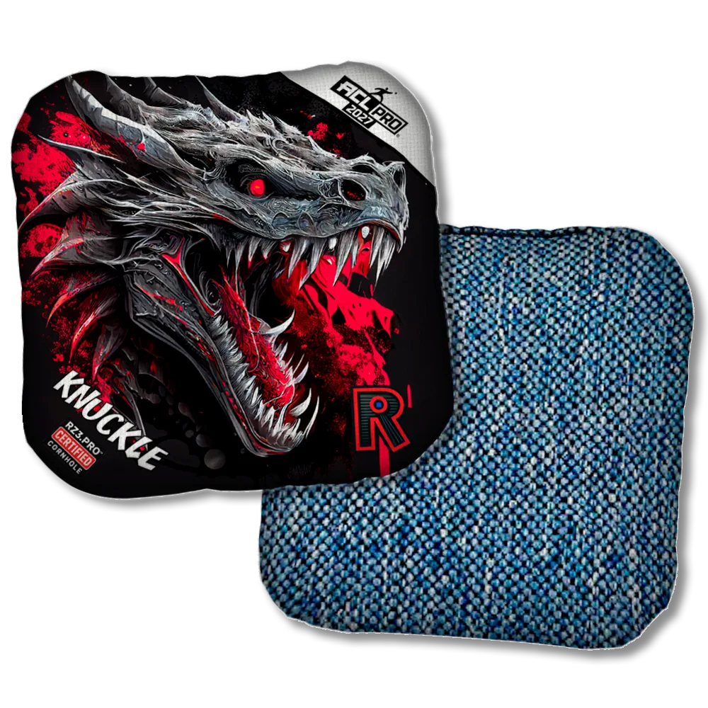 Knuckle PRO Dragon Black Series Blue Back Product View