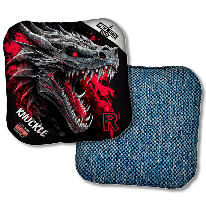 Knuckle PRO Dragon Black Series Blue Back Product View
