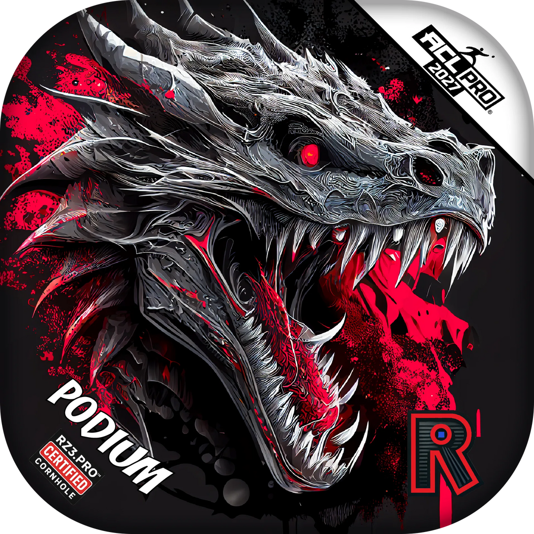 Podium PRO Dragon Black Series Cornhole Bags