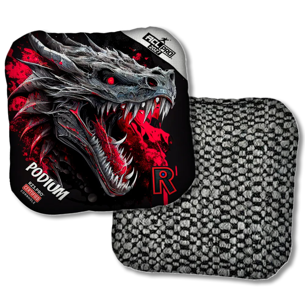 Podium PRO Dragon Black Series Black Back Product View