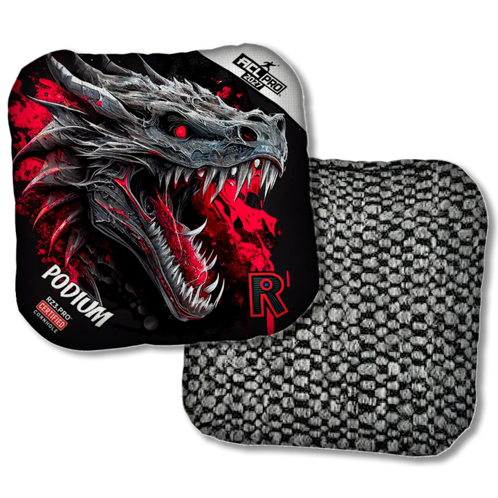 Podium PRO Dragon Black Series Black Back Product View