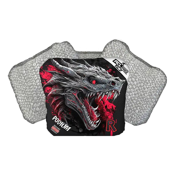 Podium PRO | Dragon Black Series | ACL PRO Razor Cornhole Bags