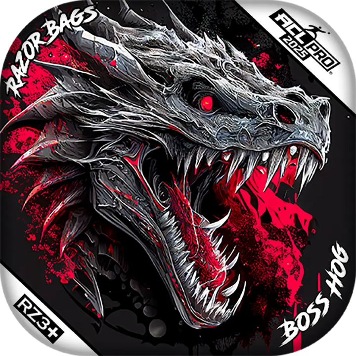 Boss Hog PRO | Dragon Black Series | Razor ACL Cornhole Bags