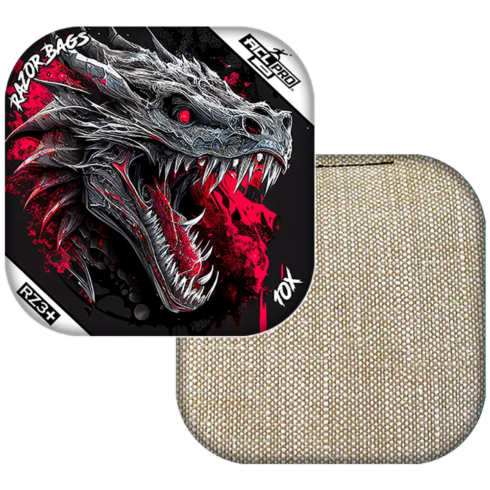 10X | Dragon Black Series | ACL PRO Razor Cornhole Bags