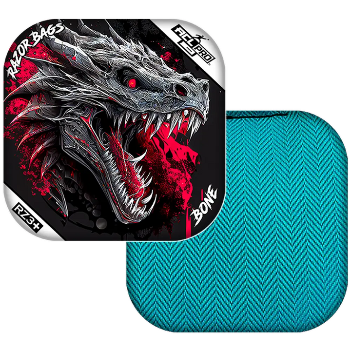 Bone | Dragon Black Series | ACL PRO Razor Cornhole Bags