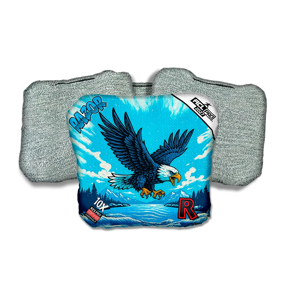 10 X PRO Alaskan Eagle Light Back Cornhole Bags
